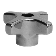 Stainless Four Prong Knob